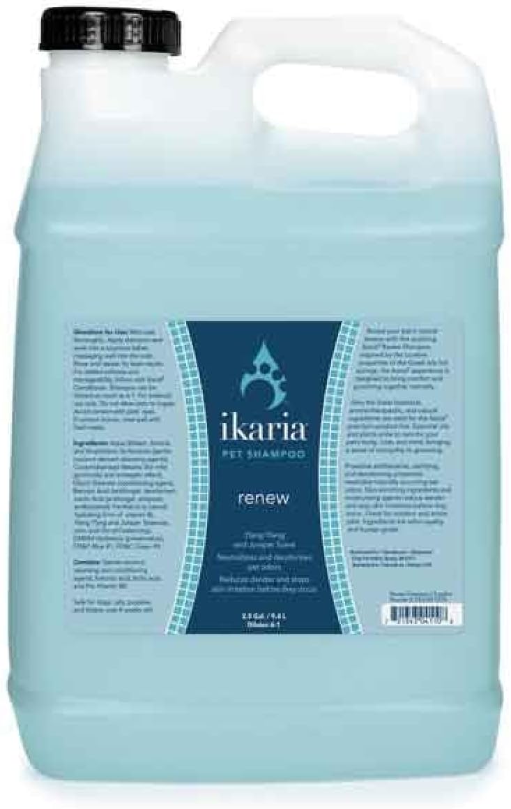 Pro Dog Cat Grooming Shampoos Natural Botanical Ikaria and Spa Inspired 2.5 Gallon (Groomer's Kit of All 5 Formulas)