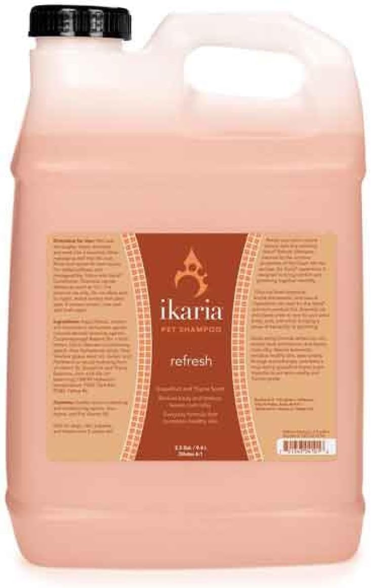 Pro Dog Cat Grooming Shampoos Natural Botanical Ikaria and Spa Inspired 2.5 Gallon (Groomer's Kit of All 5 Formulas)